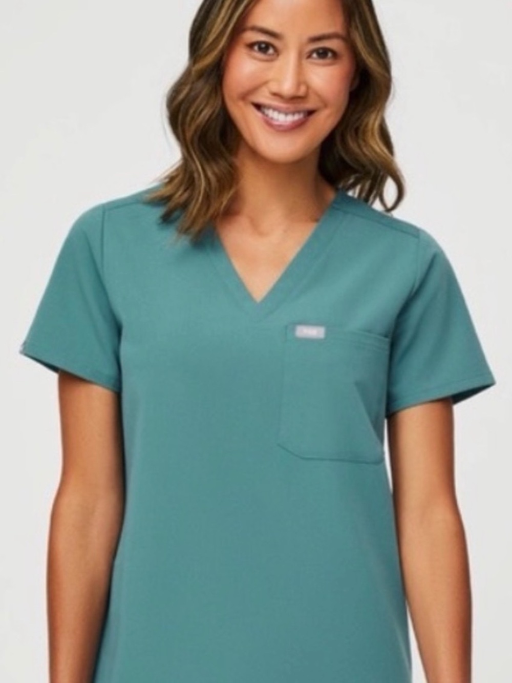 Figs Hydrogreen Scrub Top